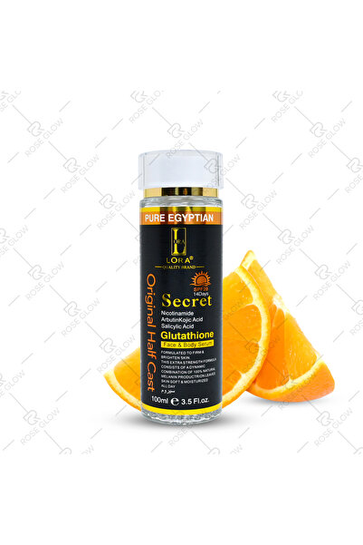 Lora Pure Egyptian Half Cast Secret Serum – تفتيح وشد الوجه والجسم بجلوثاثيون...