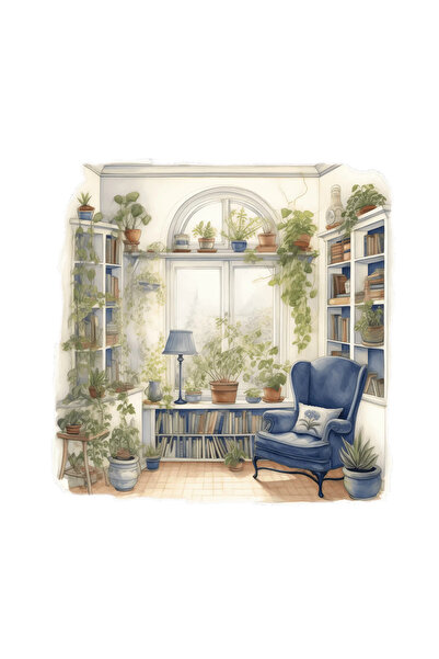 INOVATIX Σετ 8 τεμαχίων, αυτοκόλλητο Alyah Reading Space, INOVATIX®. 6 εκ.