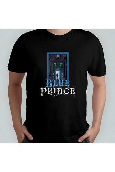 Pixxa Blue Prince Unisex 100% Cotton Crew Neck T-Shirt