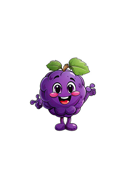 INOVATIX Set de 8 piese, Autocolant struguri cu picioare, INOVATIX®. 6 cm