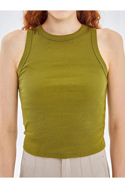 LC Waikiki LCW Vision Bisiklet Yaka Dokulu Kadın Atlet (S5)