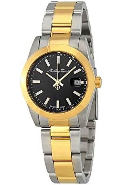 Mathey-Tissot Rolly I Black Dial Ladies Watch D450BN