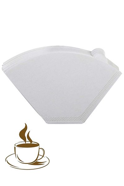 Generic 100-piece Coffee Filter Paper for Hand Washing Coffee and Coffee Machines
