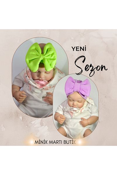 KAYRASTORETESETTÜR The Most Comfortable 2-Piece Baby Bonnet and Bandana Set for Your Baby