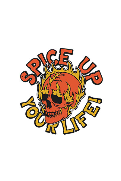 INOVATIX Set de 8 piese, Autocolant Condimentează-ți viața, INOVATIX®. 6 cm