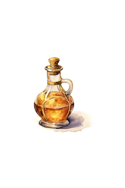 INOVATIX Set de 8 piese, autocolant antic cu sticlă de ulei, INOVATIX®. 6 cm