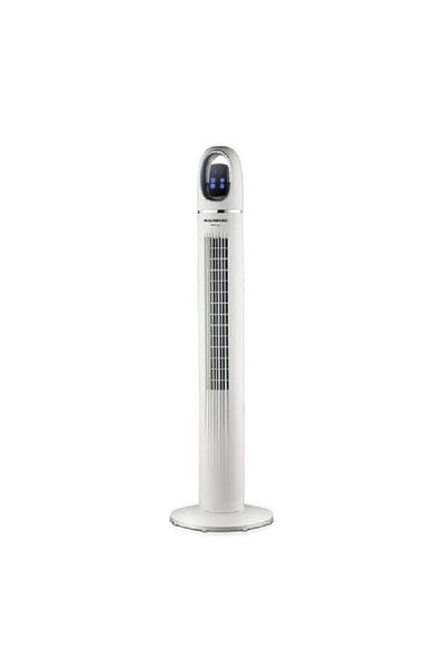 Hausberg Digital tower fan, 55W, 45 inch, 3 speeds, 24h timer, LED, oscillation, remote control, white