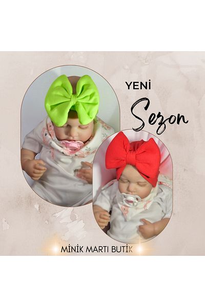 KAYRASTORETESETTÜR The Most Comfortable 2-Piece Baby Bonnet and Bandana Set for Your Baby