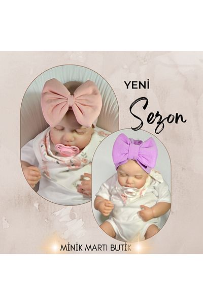 KAYRASTORETESETTÜR The Most Comfortable 2-Piece Baby Bonnet and Bandana Set for Your Baby