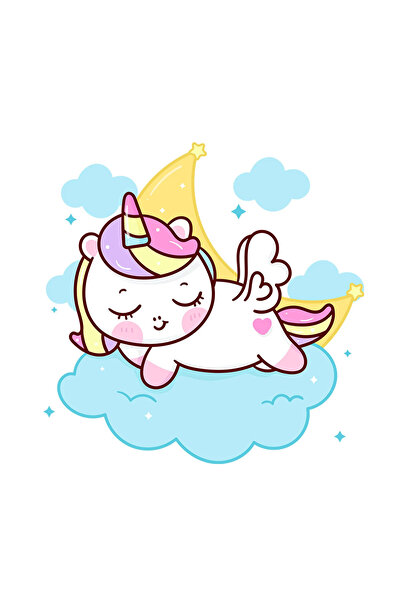 INOVATIX Set de 8 piese, autocolant de Ziua Îndrăgostiților cu unicorn pe un ...