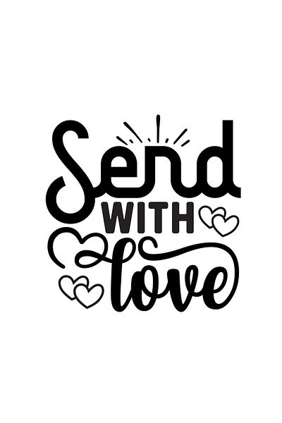 INOVATIX Set of 8 pieces, Sticker Send With Love, INOVATIX®. 6 cm