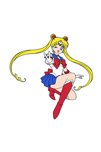 INOVATIX Set de 8 autocolante Sailor Moon Hello, INOVATIX®. 6 cm