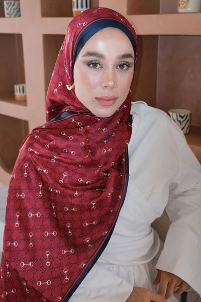 Webinay Home Voile Silk Shawl Handcuff g Pattern New Season Premium Quality Luxury Silk Shawl