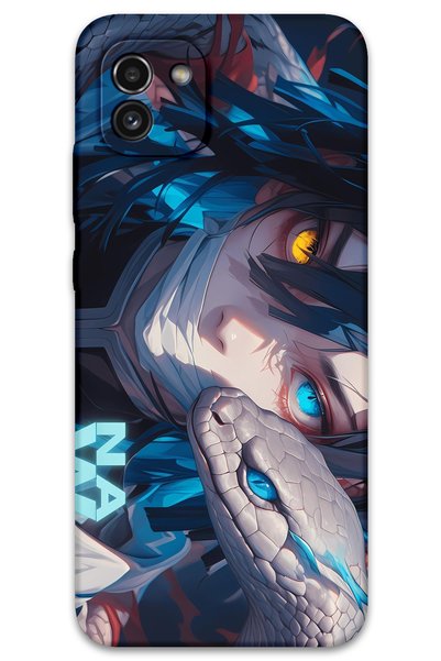 Gramaphone Galaxy A03 Compatible Anime Patterned Phone Case + Screen Protecto...