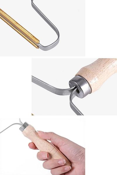 Hanedanev Wooden Handle Carpet Sofa Hair Collection Clothes Lint Cat Dog Hair Collection Apparatus