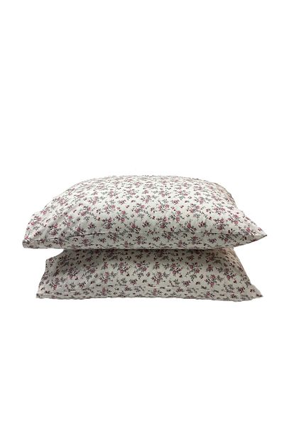 LILYUM Cotton Floral Patterned Pillow Case 2 Pack 50X70 cm