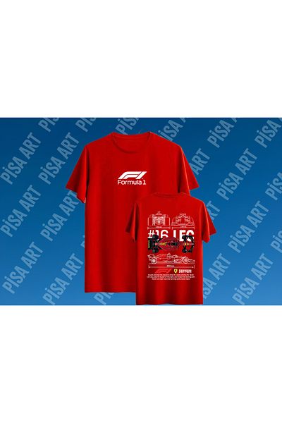 Pisa Art FORMULA ONE X LEC 16 ΜΠΡΟΣΤΙΝΟ ΠΙΣΩ ΠΙΣΩ ΕΙΔΙΚΟ ΣΧΕΔΙΟ UNISEX T-SHIRT