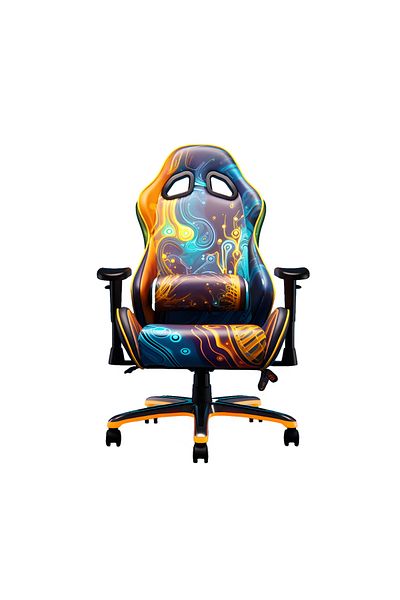 INOVATIX Set of 8, Sticker Office chair for video games, INOVATIX®. 6 cm