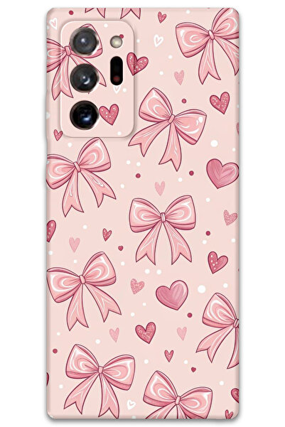 Gramaphone Galaxy Note 20 Ultra Uyumlu Kurdele Desenli Telefon Kılıfı + Ekran...