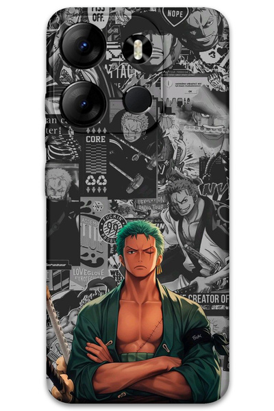 Gramaphone Tecno Spark Go 2023 Compatible Anime Patterned Phone Case + Screen...