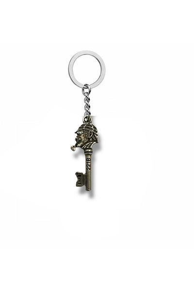 Herşey Nota In the Footsteps of Sherlock |   Detective Themed Unisex Keychain
