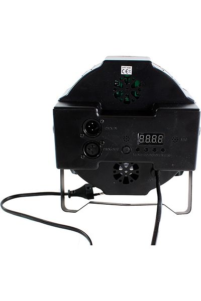 Palmonix Reflector cu 18 LED-uri RGB disco, cu efecte luminoase, 18x18cm, 18W