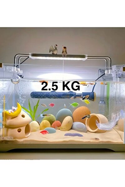 ks decor and design Akvaryum Kumu Sarı Silis Kum Fırınlanmış 2,5 KG