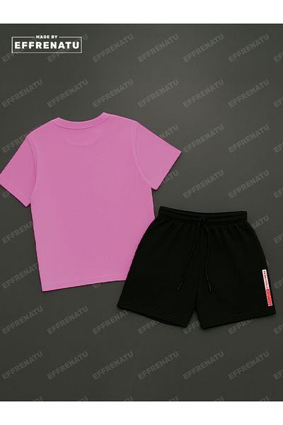 EFFRENATU Σορτς T-shirt Σετ ORIGINALS PRINTED Με υπέροχα χρώματα