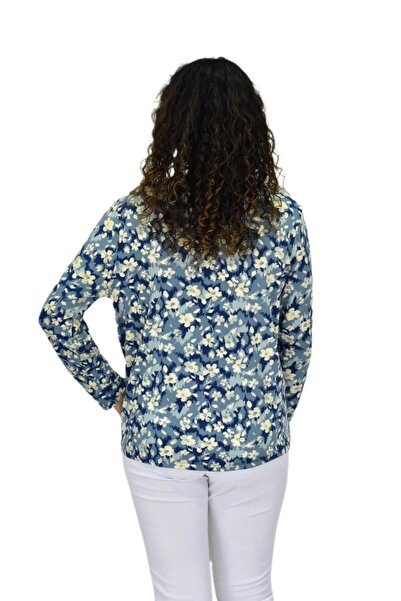 wearon tekstil Γυναικεία μακρυμάνικη μπλούζα με κουμπιά BGL-ST04686