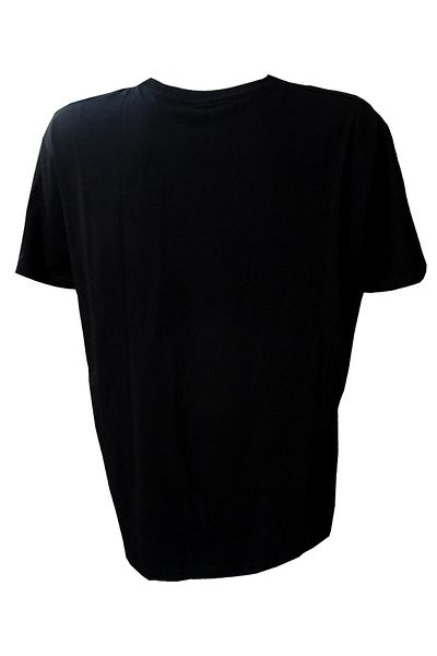Wooppo - Plus Size - Crew Neck Men - T-Shirt Black