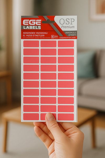Kids Like Osp 107 12X30Mm 150Pcs Pink Label 5 Sheets