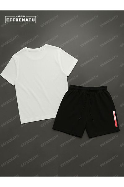 EFFRENATU hıla fashion Σορτς T-shirt Σετ ORIGINALS PRINTED Με υπέροχα χρώματα