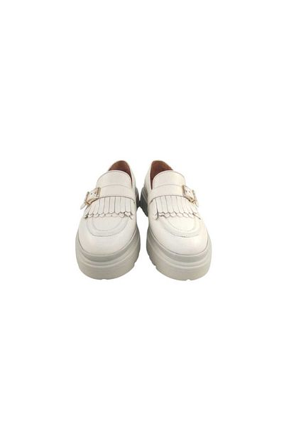 Oneka Shoes 130825Pty9660 Men's Casual Tassel Beige Leather