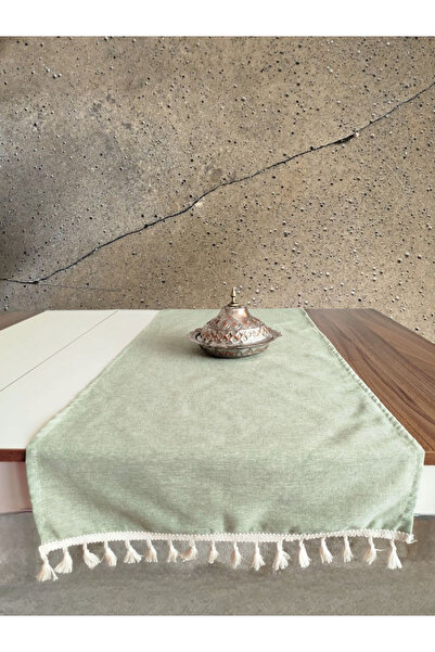 denizli hatırası Buldan Runner moale din in spalat colorat cu ciucuri 45 x 11...