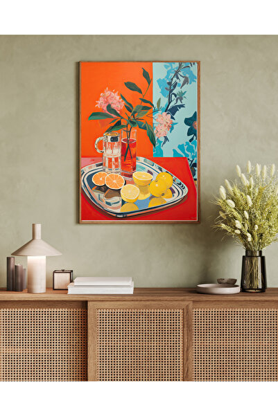 woodhomeworks Tek Parça Salon Ofis Dekor Tablo Ttk