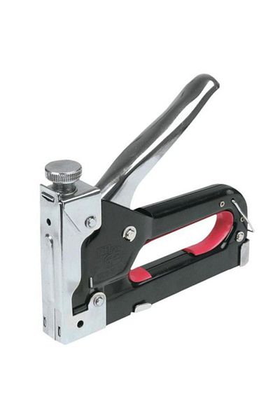 visking Capsator metalic cu 3 tipuri de capse de 4-14 mm pentru tapițerie, lemn, materiale textile, hârtie, capse incluse