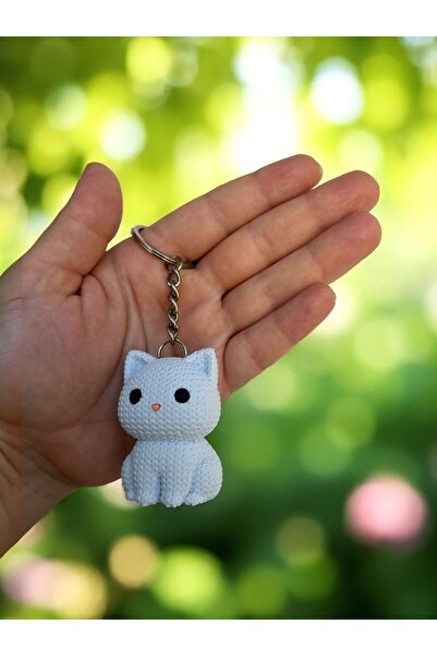 Aly Cat Keychain Figure Amigurumi Style