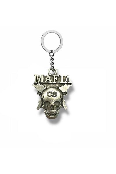 Herşey Nota Mafia Skull |   Breast and Mysterious Unisex Keychain