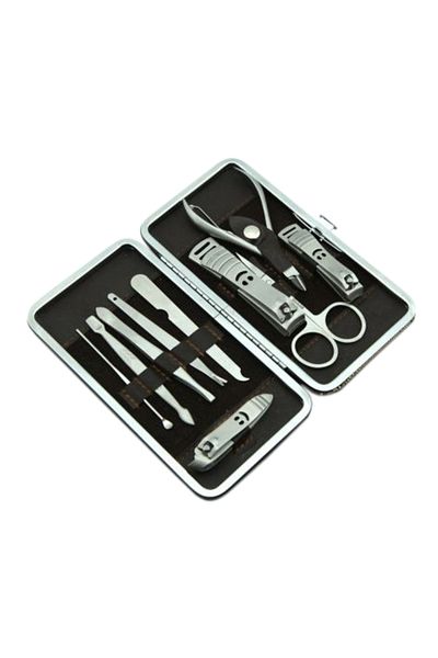 Makeup Professional 11-Piece Stainless Steel Manicure and Pedicure Kit