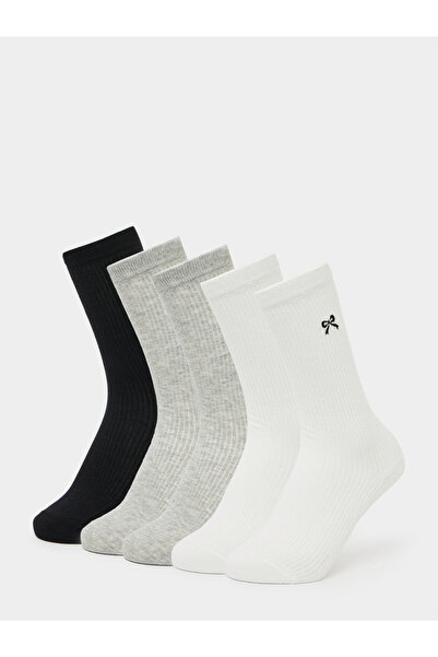 Styli عبوة من 5 جوارب دائرية متعددة الألوان