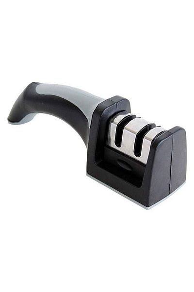 Bohmann 2 in 1 knife sharpener, diamond, ceramic, black