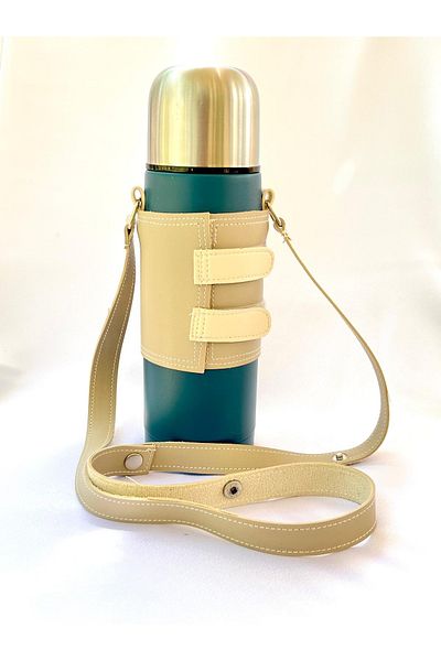 YOUC Design Thermos Case Thermos Bag with Shoulder Strap Adjustable Size Strap