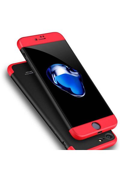 OEM Apple Iphone 7 Plus phone case offers protection Slim 3in1 Lux Design Red-Black