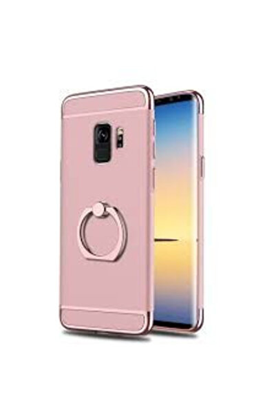 Gold Carcasă Samsung Galaxy S8 Plus, Inel Elegance Luxury 3 în 1, Auriu-Roz