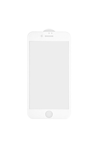 OEM Folie de sticlă securizată 5D Full Glue pentru iPhone 6/6s, alb-alb