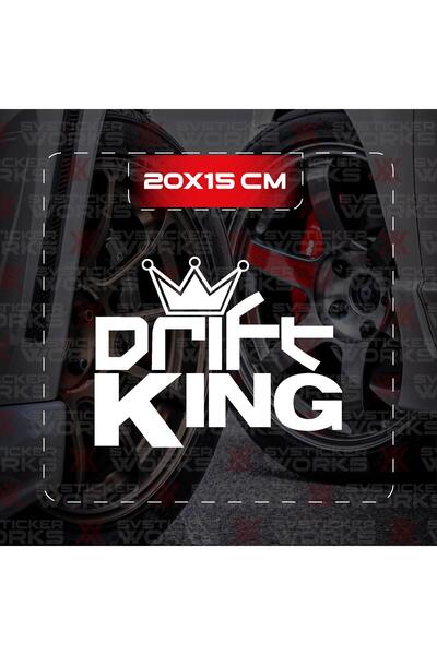 ARONA ملصق Drift King JDM للسيارة والكمبيوتر المحمول والدراجات النارية ملصق ل...