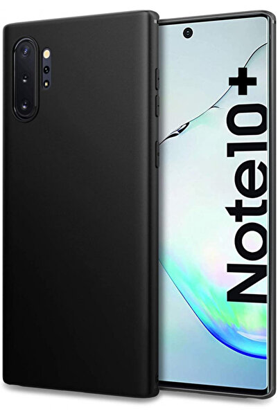 OEM Husă Samsung Galaxy Note 10 Plus, silicon subțire antișoc, neagră