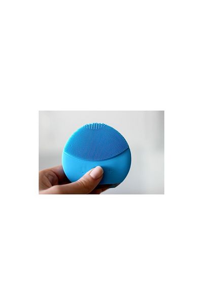 FOREO Dispozitiv de curățare facială, reîncărcabil, albastru, 3 setări de viteză