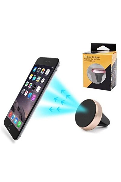 MNMYSTYLE Suport auto magnetic MyStyle auriu pentru telefoane mobile, cu mont...