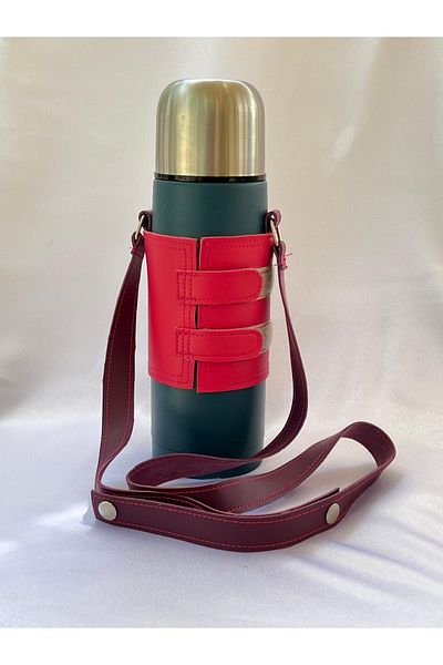 YOUC Design Thermos Case Thermos Bag with Shoulder Strap Adjustable Size Strap